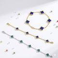 Royal Clover Charm Bracelet Set